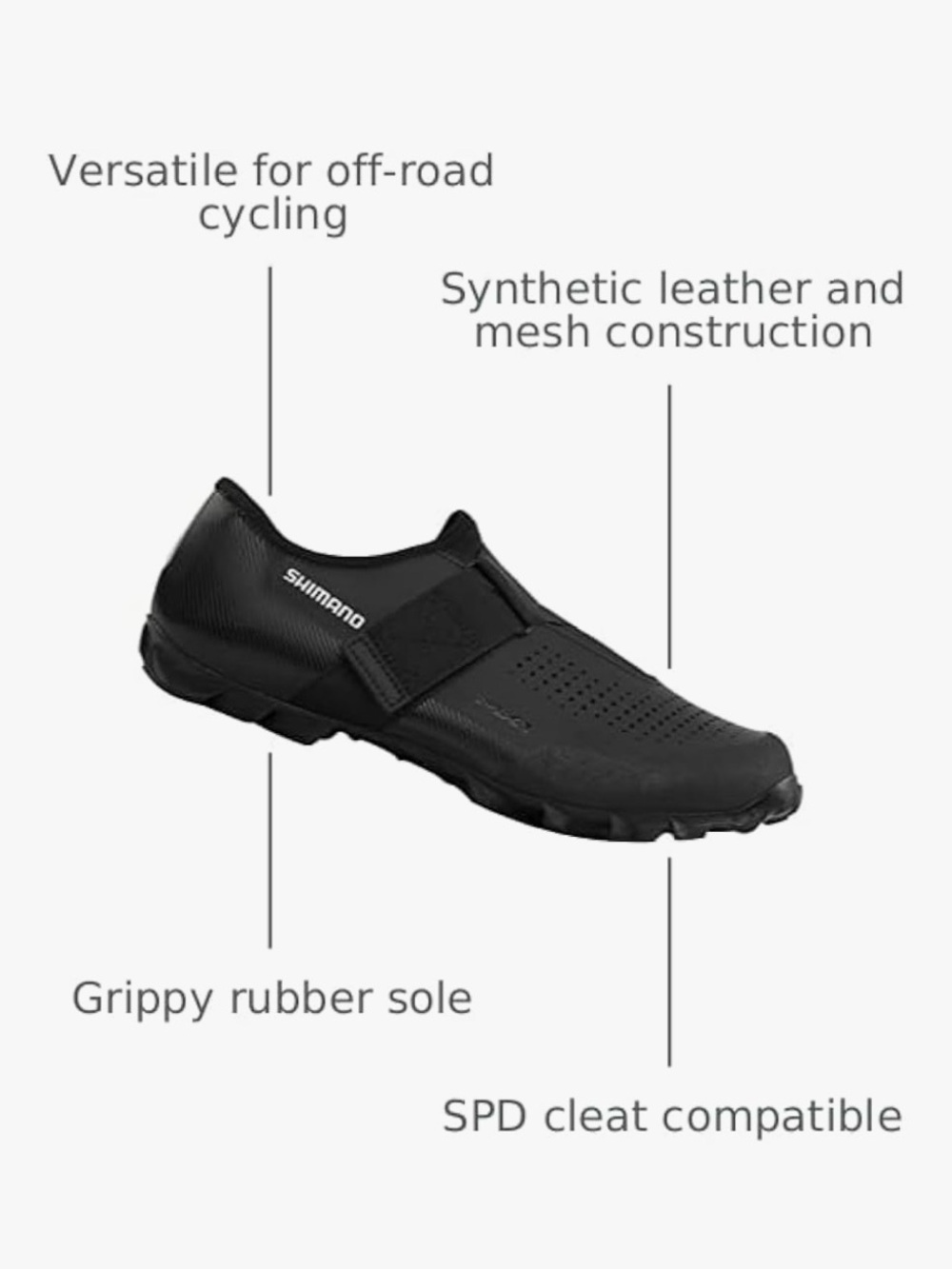 Shimano SH-MX100 Multi-Use Off-Road Cycling Shoes 46 US 11 11.5
